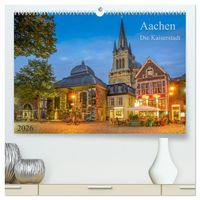 Produktbild: Aachen Die Kaiserstadt (hochwertiger Premium Wandkalender 2026 DIN A2 quer), Kunstdruck in Hochglanz