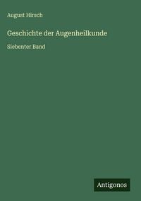 Produktbild: Geschichte der Augenheilkunde