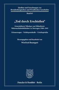 Produktbild: Tod durch Erschie&szlig;en