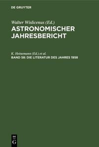 Produktbild: Die Literatur des Jahres 1958