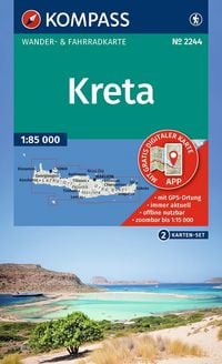 Produktbild: KOMPASS Wanderkarte 2244 Kreta