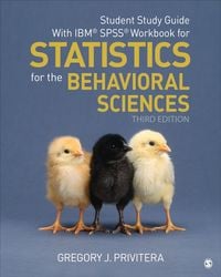 Produktbild: Student Study Guide With IBM(R) SPSS(R) Workbook for Statistics for the Behavioral Sciences