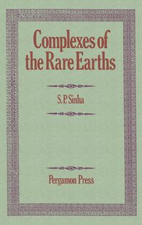 Produktbild: Complexes of the Rare Earths