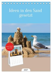 Produktbild: Tischplaner 2027 - Ideen in den Sand gesetzt (A5 Tischkalender zum Aufstellen) CALVENDO