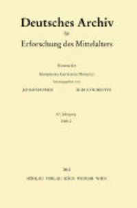 Produktbild: Deutsches Archiv f&uuml;r Erforschung des Mittelalters