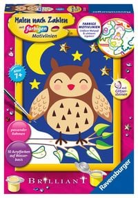 Produktbild: CreArt, Malen nach Zahlen Kinder - Niedliche Eule