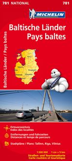 Bild vom Artikel Michelin Baltische Länder (Estland, Lettland und Litauen) 1 : 500 000 vom Autor Carte nationale 781