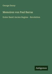 Produktbild: Memoiren von Paul Barras