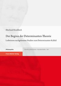 Produktbild: Der Beginn der Determinanten-Theorie