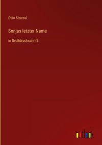Produktbild: Sonjas letzter Name