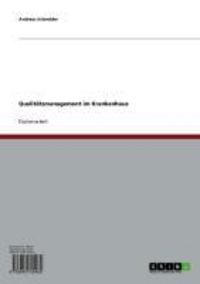 Produktbild: Qualit&auml;tsmanagement im Krankenhaus