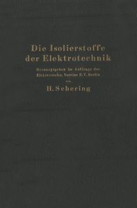 Produktbild: Die Isolierstoffe der Elektrotechnik