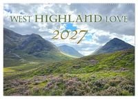 Produktbild: West Highland Love Kalender (Wandkalender 2027 DIN A2 quer), CALVENDO Monatskalender