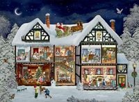Produktbild: A3-Wand-Adventskalender &ndash; Im Adventshaus
