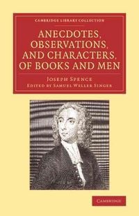 Produktbild: Anecdotes, Observations, and Characters, of Books and Men