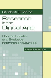 Produktbild: Student Guide to Research in the Digital Age