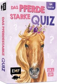 Produktbild: Kartenspiel: Das pferdestarke Quiz von den beliebten Social-Media-Stars Lia und Lea &ndash; # ponylife