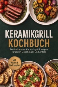 Produktbild: Keramikgrill Kochbuch: Die leckersten Keramikgrill Rezepte f&uuml;r jeden Geschmack und Anlass - inkl. Pizzen & Brotrezepten