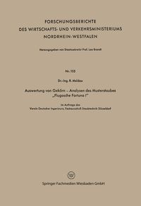 Produktbild: Auswertung von Gek&ouml;rn &mdash; Analysen des Musterstaubes &bdquo;Flugasche Fortuna I&ldquo;