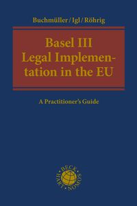 Produktbild: Basel III Legal Implementation in the EU