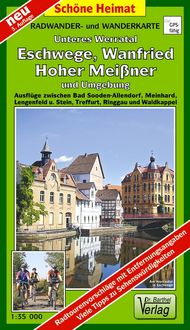 Produktbild: Radwander- und Wanderkarte Unteres Werratal, Eschwege, Wanfried, Hoher Mei&szlig;ner und Umgebung