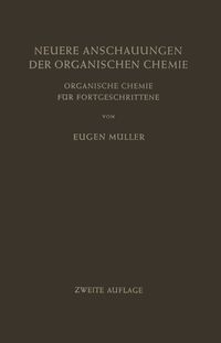 Produktbild: Neuere Anschauungen der Organischen Chemie