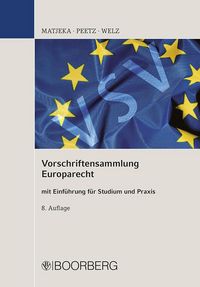 Produktbild: Vorschriftensammlung Europarecht
