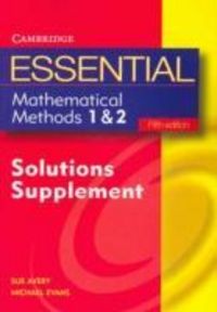Produktbild: Evans, M: Essential Mathematical Methods 1 and 2 Fifth Editi
