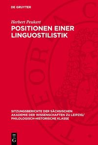 Produktbild: Positionen einer Linguostilistik