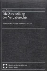 Produktbild: Die Zweiteilung des Vergaberechts