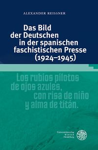 Produktbild: Das Bild der Deutschen in der spanischen faschistischen Presse (1924&ndash;1945)