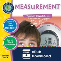 Produktbild: Measurement - Task & Drill Sheets Gr. 6-8
