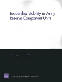 Produktbild: Leadership Stability in Army Reserve Component Units