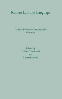 Produktbild: Roman Law and Language