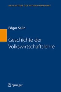Produktbild: Geschichte der Volkswirtschaftslehre