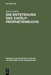 Produktbild: Die Entstehung des Zw&ouml;lfprophetenbuchs