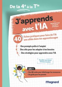 Produktbild: J'apprends avec l'IA : de la 4e &agrave; la terminale