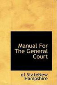Produktbild: Manual for the General Court