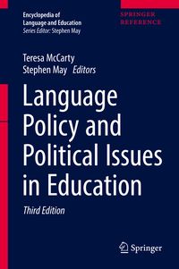 Produktbild: Language Policy and Political Issues in Education