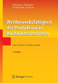 Produktbild: Wettbewerbsf&auml;higkeit der Produktion an Hochlohnstandorten