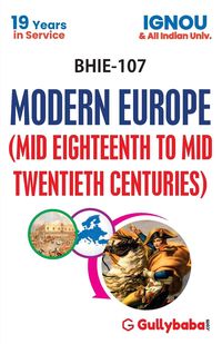 Produktbild: BHIE-107 Modern Europe (Mid Eighteenth to Mid Twentieth Centuries)