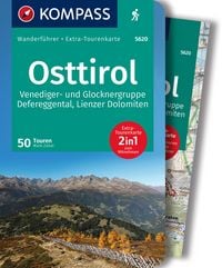Produktbild: KOMPASS Wanderf&uuml;hrer Osttirol, Venediger- und Glocknergruppe, Defereggental, Lienzer Dolomiten, 50 Touren