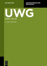 Produktbild: &sect;&sect; 8-20; &sect; 23 GeschGehG; Register