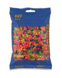 Produktbild: Hama B&uuml;gelperlen Neon Mix 3000 St&uuml;ck Beutel