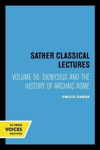 Produktbild: Gabba, E: Dionysius and The History of Archaic Rome