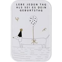 Produktbild Magnet Lebe jeden Tag 8,9x5,9x0,4cm