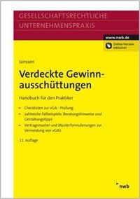 Produktbild: Verdeckte Gewinnaussch&uuml;ttungen