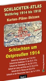 Produktbild: Historische Karten: SCHLACHTEN UM OSTPREUSSEN 1914