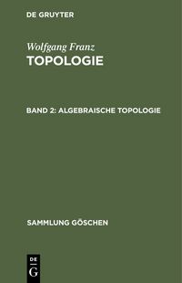 Produktbild: Algebraische Topologie