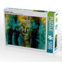 Produktbild: CALVENDO Puzzle Gesichter in Gold | 1000 Teile Lege-Gr&ouml;&szlig;e 64x48cm Foto-Puzzle f&uuml;r gl&uuml;ckliche Stunden